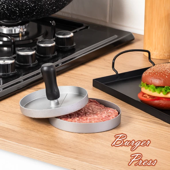 Porsima Yk1579 Alüminyum Hamburger Ve Köfte Presi Şekillendirici ürün görseli 1