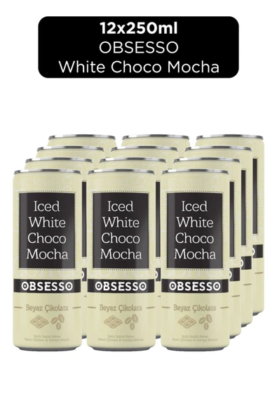 Iced Whıte Chocolate Mocha Beyaz Çikolatalı 250 Ml - 12 Adet ürün görseli 1