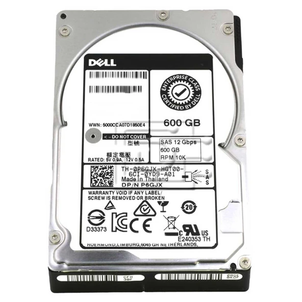 HGST 600GB 2.5" 10,000RPM 128Mb SAS Harddisk ürün görseli 1