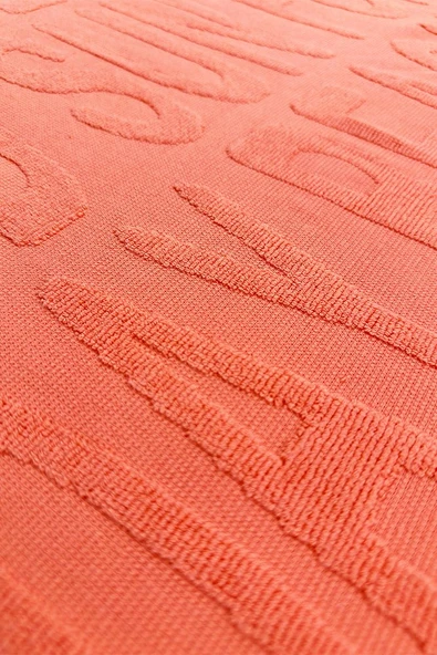 Hızlı Kuruyan Plaj Havlusu %100 Pamuk Summer Peach Plaj Havlusu - Pembe ürün görseli 1