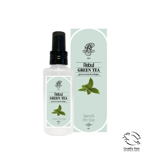 Rebul 125ml Green Tea  Spreyli Kolonya Pet ürün görseli 1