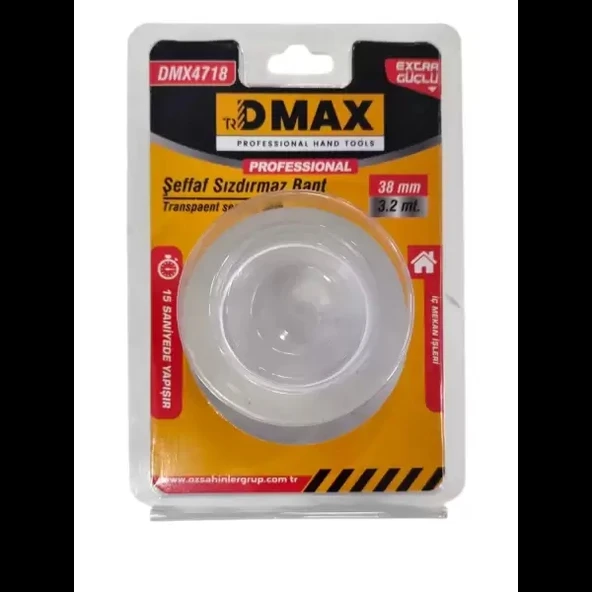 Dmax Sızdırmazlık Bandı 38mm-3,2Mt Şeffaf 4718 ürün görseli 1