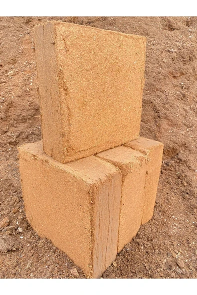 4 Adet 240 - 260 Lt Sıkıştırılmış Hindistan Cevizi Torfu - Ithal Blok Organik Cocopeat Kokopit ürün görseli 1