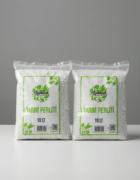 2 Adet 10 Lt Tarım Perliti Köklendirici Perlit (TOPLAM 20 LİTRE) Drenaj Düzenleyici Premium Kalite ürün görseli 1