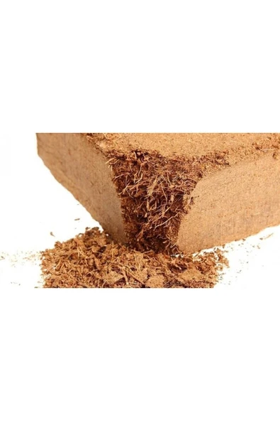2 Adet 60 - 65 Lt Sıkıştırılmış Hindistan Cevizi Torfu - Blok Ithal Organik Cocopeat Kokopit - Fidan ürün görseli 1