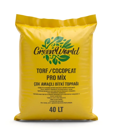 40 Litre İthal Çok Amaçlı Bitki Toprağı Torf Cocopeat Pro Mix - Kokopit Özel Karışım Saksı Harcı ürün görseli 1