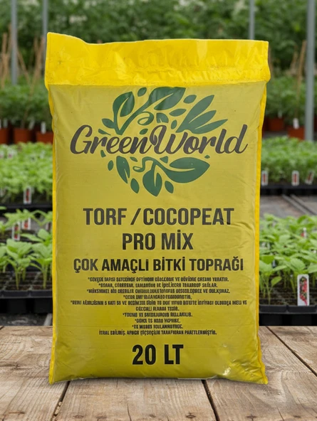 20 Litre Ithal Çok Amaçlı Bitki Toprağı Torf Cocopeat Ponza Taşı - Kokopit Özel Karışım Saksı Harcı ürün görseli 1
