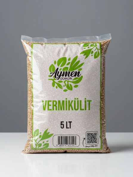 Tarımsal Vermikülit 5 Litre Fine Boy - Toprak Ve Torf Düzenleyici Doğal Maden - Tohum Çimlendirme ürün görseli 1