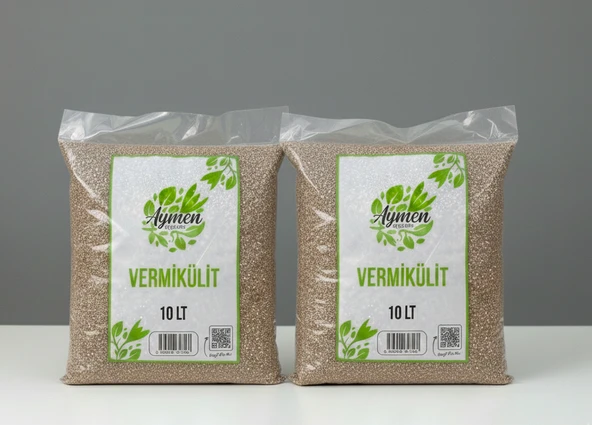 2 Adet 10 Litre Tarımsal Vermikülit Fine - Toplam 20 Litre Toprak Ve Torf Düzenleyici Doğal Maden - Tohum Çimlendirme ürün görseli 1