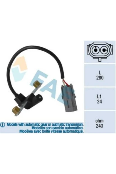 FAE 79022  KRANK MİL SENSÖRÜ MEGANE-R19-CLIO-LAGUNA-ESPACE- ürün görseli 1