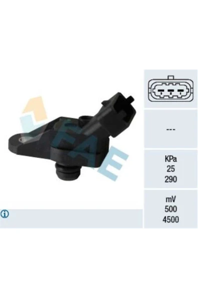FAE 15053 EMME MANIFOLT VAKUM SENSÖRÜ ASTRA G VECTRA B OMEGA B 94-04 ürün görseli 1