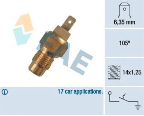 FAE 35170  Hararet Müsürü J9 540215341 ürün görseli 1