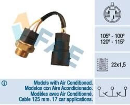 FAE 38220  SU ISI MÜŞÜRÜ CORSA B TIGRA ürün görseli 1