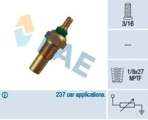 FAE 32010  Hararet Müşürü Yeşil Ford Escort-fıe-sierra Bm 76- 89fb10884aa ürün görseli 1