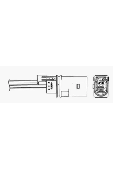 NGK 1772  Lambda Sensörü Lza07 Au1 450mm 5fıs Golf Vıı 1.4 1.6 ürün görseli 1