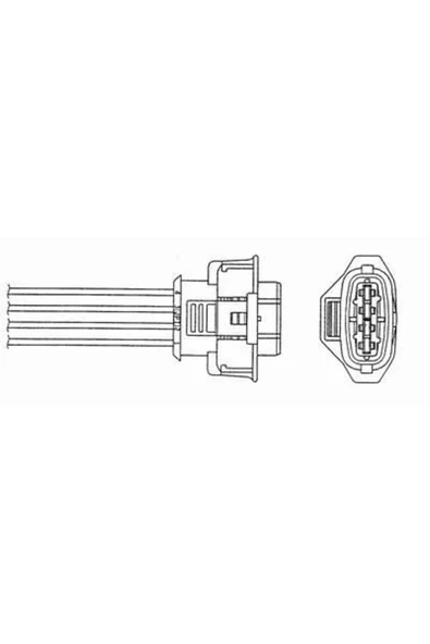 NGK 94143  Lambda Sensörü 98- Ast.g-vct.b 1.8 16v *z18xe* Astra H 1.6 16v *z16xer* (p1) ürün görseli 1