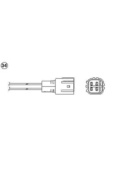 NGK 91357  Lambda Sensörü 03-09 Avensis 2.0-2.4 Oza669-ee12 ürün görseli 1