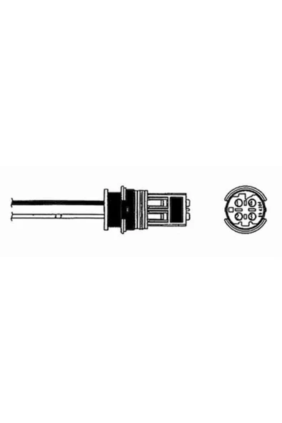 NGK 0069 Oza600-bm8 Oksıjen Sensörü Bmw E90 320 Sı 5.06-11 E91 320 I 05- E87 120 I 03-12 Uyumlu ürün görseli 1