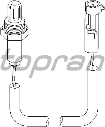 Topran 201758001  Oksijen Sensörü (Opel:Astra F-Corsa B-Tıgra-Vectra A-B- 1.4-1.6-Accent 1.3I-1.5 I 12V ürün görseli 1