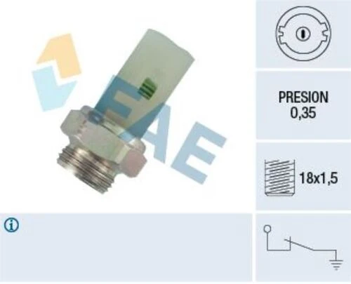 FAE 12380  YAĞ MÜŞÜRÜ R11 R21 1.7 2.0 R19 1.9D LAGUNA 2.0 0.35 BAR ürün görseli 1