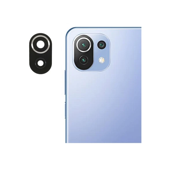 Xiaomi Mi 11 Lite Uyumlu Kamera Camı ürün görseli 1
