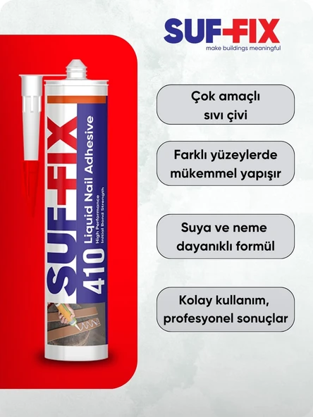 Suf-Fix 410 Sıvı Çivi - Resim 3