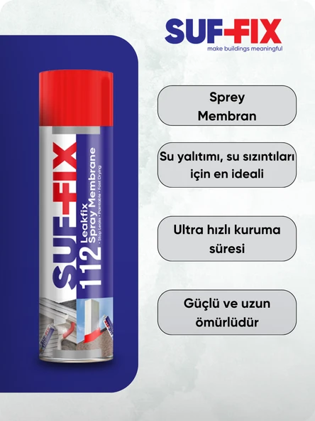 Suf-Fix 112 Leakfix Sprey Membran - Resim 3
