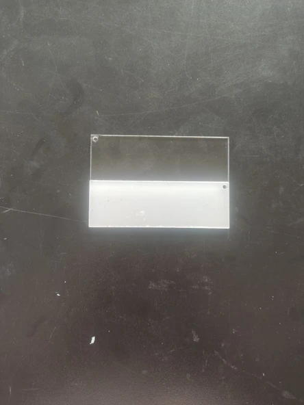 HEROPLEKSİ ŞEFFAF PLEKSİ (100ADET) EN:2.5 CM BOY: 7.5 DİKDÖRTGEN DELİKLİ 2MM KALINLIĞINDA SÜSLEMEYE UYGUN ürün görseli 1