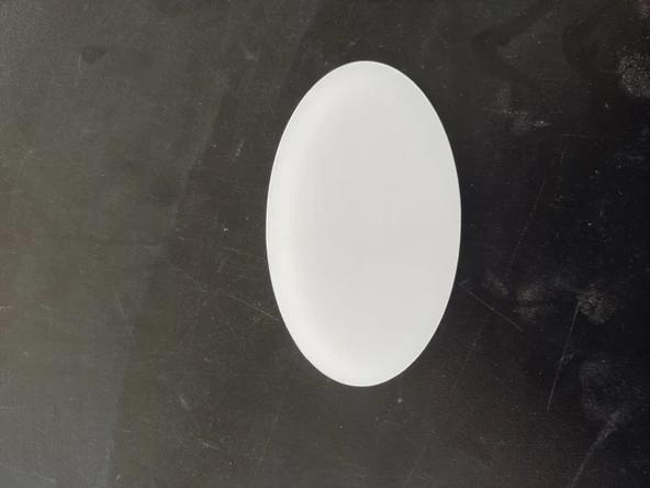 HEROPLEKSİ ŞEFFAF PLEKSİ (25ADET) EN: 10 CM BOY: 6 CM ELİPS 2MM KALINLIĞINDA SÜSLEMEYE UYGUN ürün görseli 1
