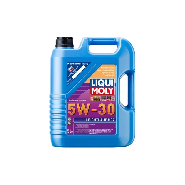 LIQUI MOLY 5W30 Motor Yağı Leichtlauf HC7 5 Litre 8542 ürün görseli 1