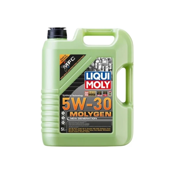 LIQUI MOLY 5W30 Motor Yağı Molygen New Generation Advance Full Sentetik 5 Litre 9952 ürün görseli 1