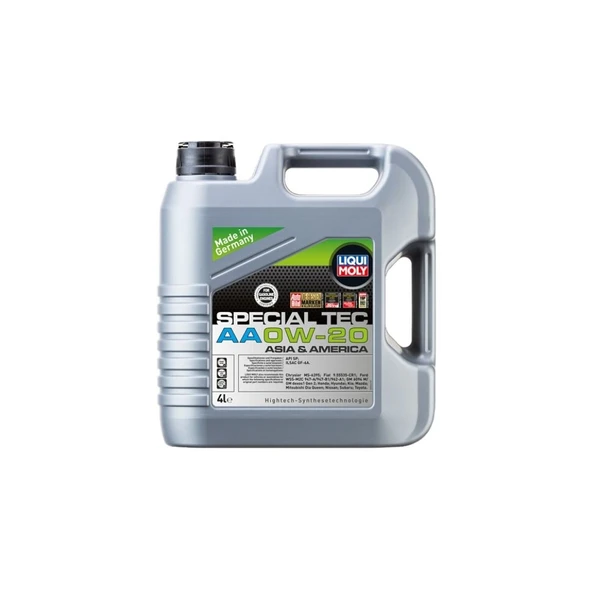 LIQUI MOLY 0W20 Motor Yağı Special Tec AA 4 Litre 9705 ürün görseli 1