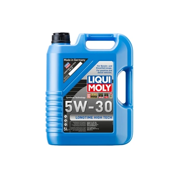LIQUI MOLY 5W30 Motor Yağı DPF'li Sentetik LONGTIME HIGH TECH 5 Litre 9507 ürün görseli 1