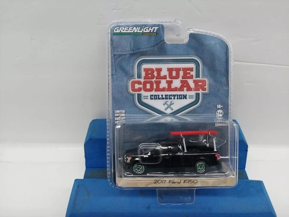 GreenLight Blue Collar Collection 2017 Ford F-150 1/64 Model Araba ürün görseli 1
