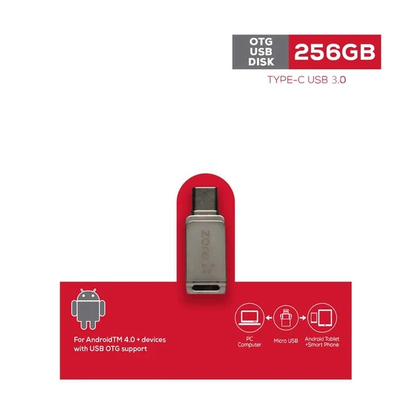 3.0 Type-C Metal OTG 256 GB ürün görseli 1