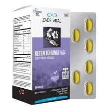 Zade Vital Keten Tohumu Yağı 60 Kapsül ürün görseli 1