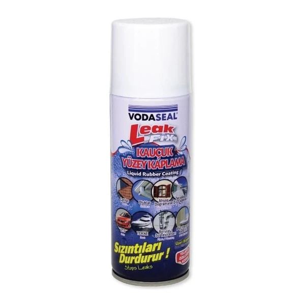Vodaseal Leak Fix Kauçuk İzolasyon Spreyi 200 ml Beyaz ürün görseli 1