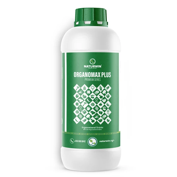 NATURWİN ORGANOMAX PLUS AZOT POTASYUM SIVI ORGANOMİNERAL GÜBRE 1 LT ürün görseli 1