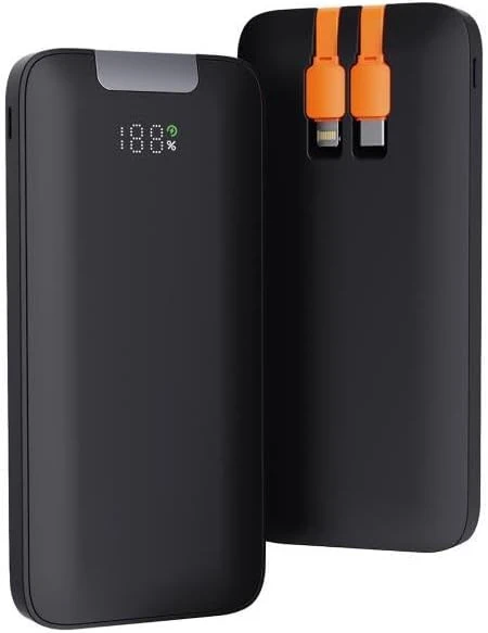 Sunix 10000 Mah 22.5W Hızlı Şarj Kendinden Kablolu Powerbank PB-55