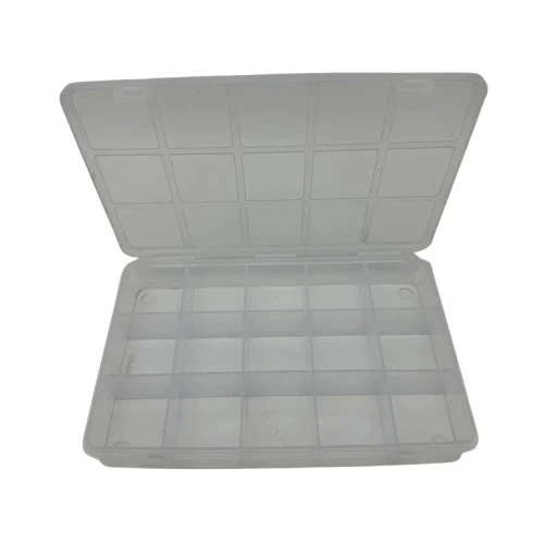 Organizer Plastik Kutu Box 15 Sabit Bölmeli 145x225x30mm ürün görseli 1