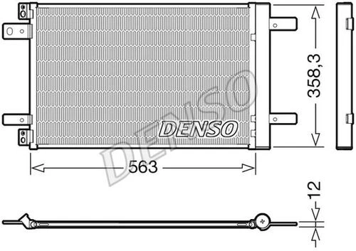 Denso DCN21032 Dcn21032 Condenser Air Condıtıonıng Cıtro N C4 Grand Picasso Iı 13 9673629780 ürün görseli 1