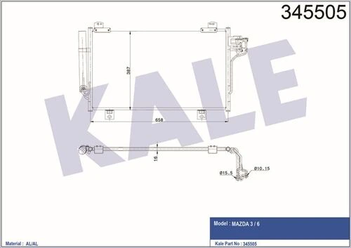 Kale 345505  Kondenser Al Al 3 Ght661480 ürün görseli 1