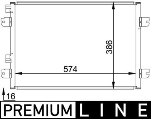 Mahle AC691000P -knecht-behr Ac691000p A C-kondansatör Renault Scenic I 1.9dtı 0 ürün görseli 1
