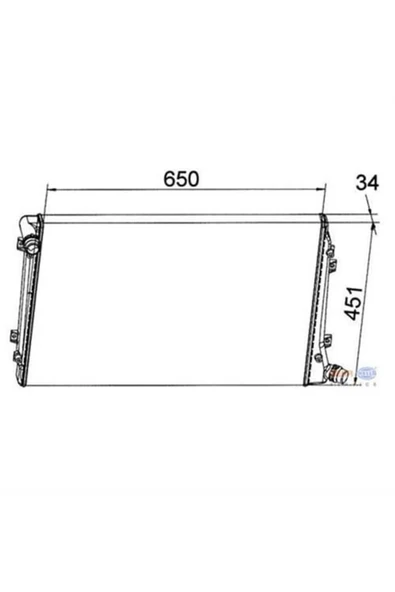 Mahle 8MK376765121 BEHR 8MK376765-121 Su Radyatörü Golf V 04- 2.0TDI Eos 06- 2.0 TDI Jetta III 05- 1.9 TDI 2.0 38013455 ürün görseli 1