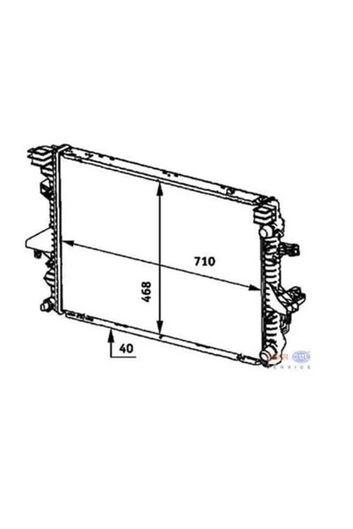 Mahle CR583000P Cr583000p Radyatör 03-10 Transporter T5 2.5tdı ürün görseli 1
