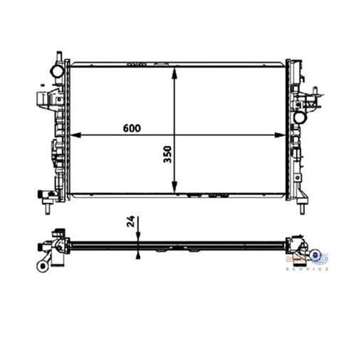 Mahle CR422000S KNECHT  Radyatör 01- Corsa.C-Combo 1.3D *Z13Dt* ürün görseli 1
