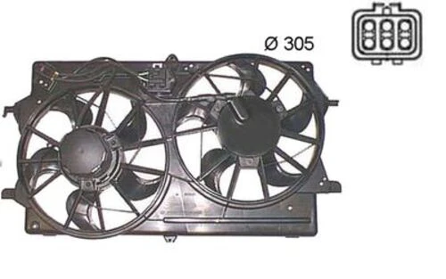 Mahle CFF375000S -knecht-behr Cff375000s Radyatör Soğutucu- Köndensator-lufter Ford Focus Daw. Dbw 0 ürün görseli 1