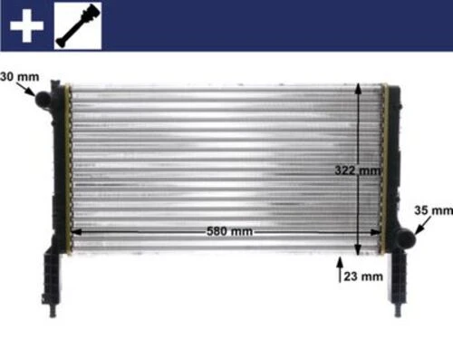 Mahle CR1446000S -knecht-behr Cr1446000s Radyatör Soğutucu Fiat Doblo 46803028 ürün görseli 1