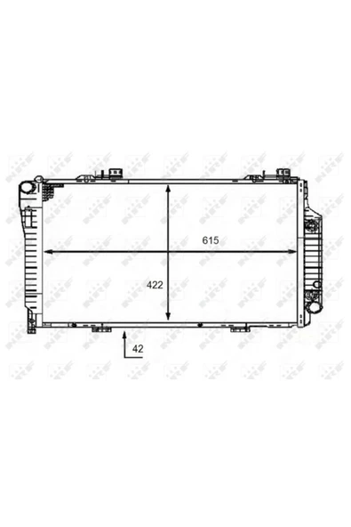 NRF 58483 MOTOR SU RADYATORU C-CLASS W202 97-00 S202 97-01 - ürün görseli 1