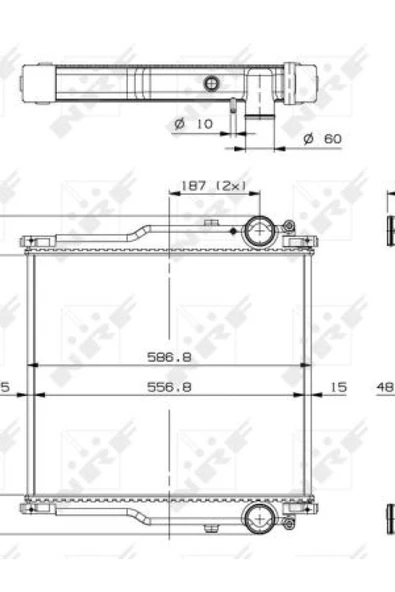 NRF 509767 Motor Radyatoru Renault Mıdlum 06 - ürün görseli 1
